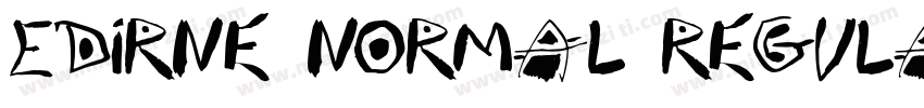 Edirne Normal Regula字体转换